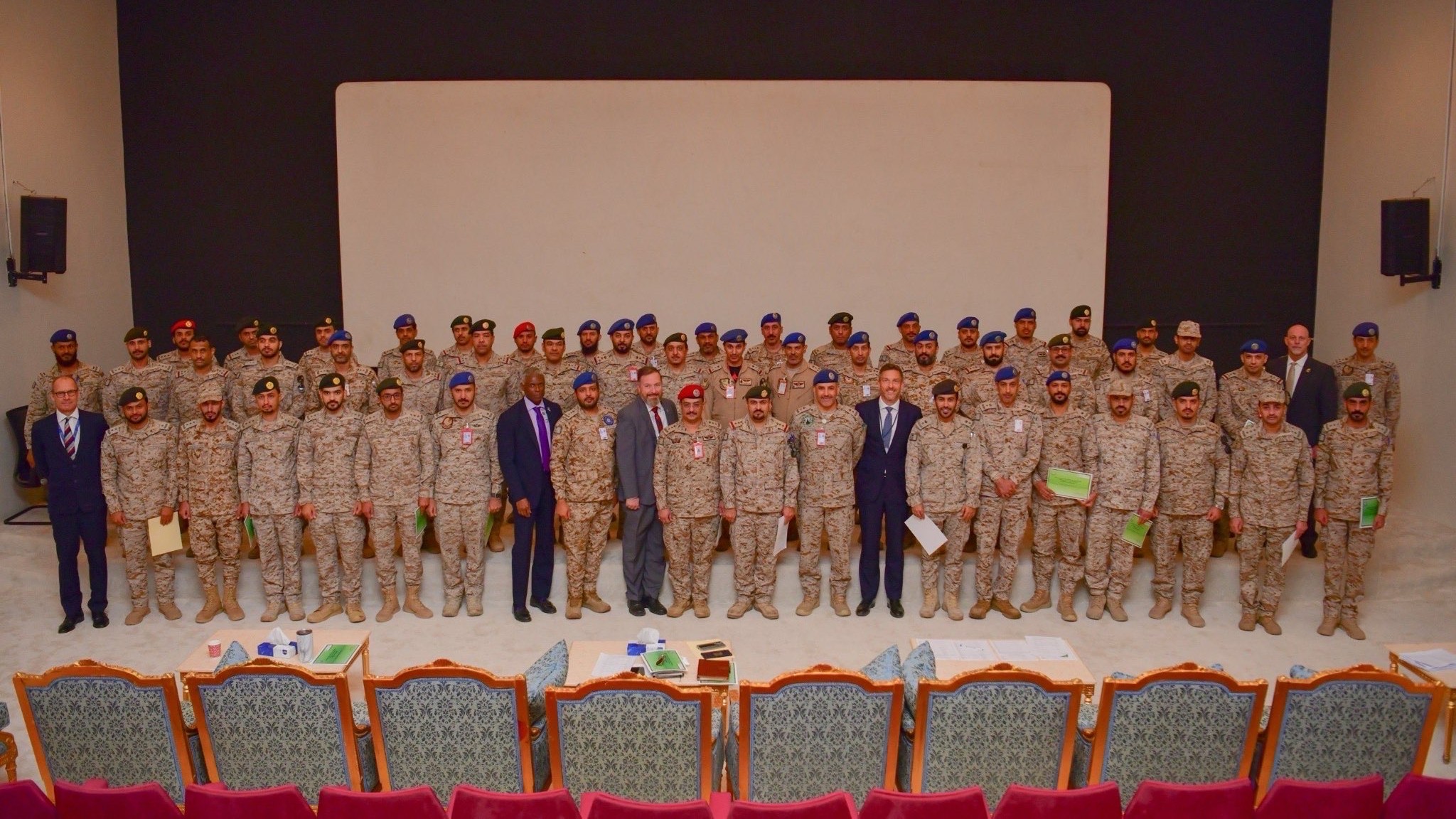 Falcon Forge leadership with Saudi officials in Riyadh